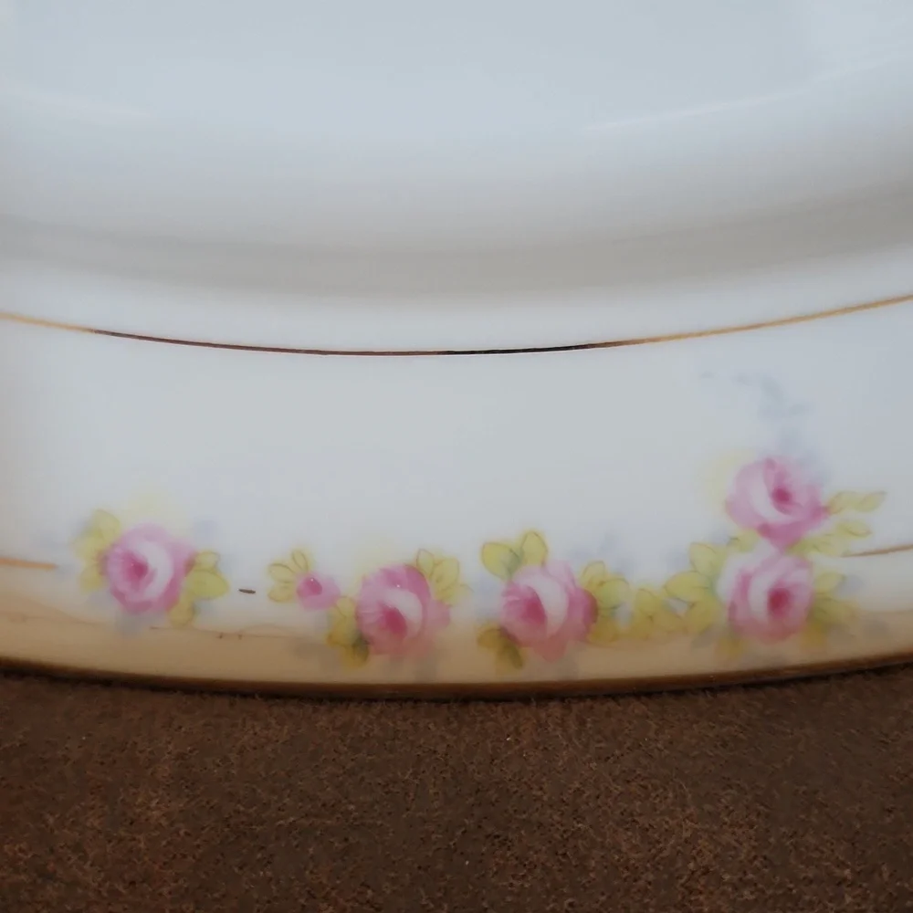 Noritake Lorraine Roses Vintage Elegant Oval Platter China